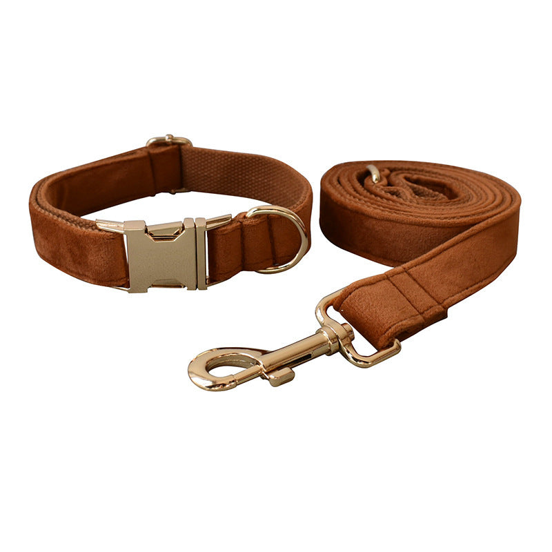 Velvet Dog Leash Customizable
