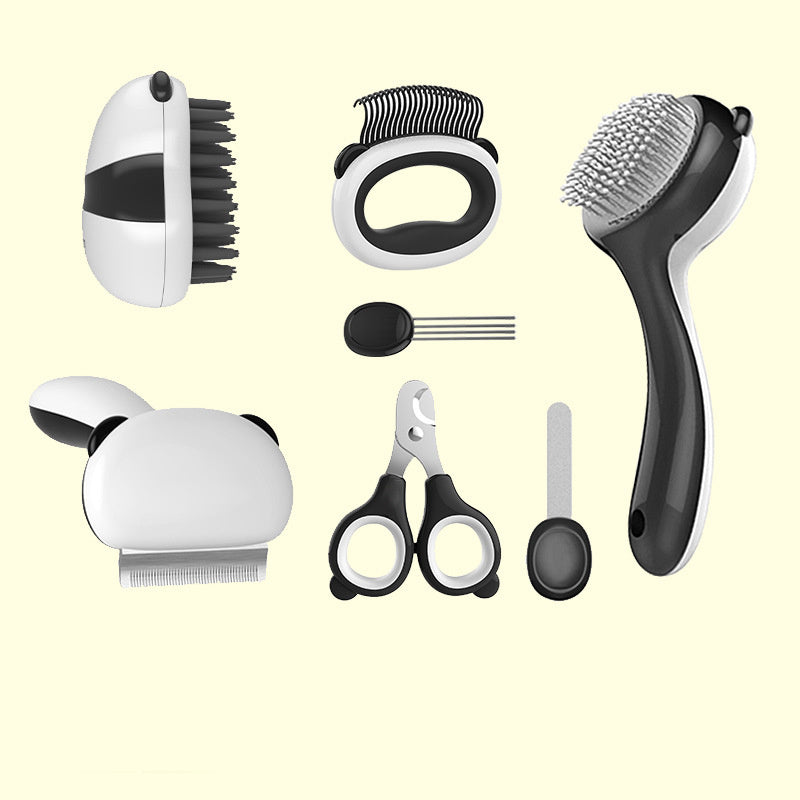 7-in-1 Pet Grooming Brush Set – ABS & Stainless Steel