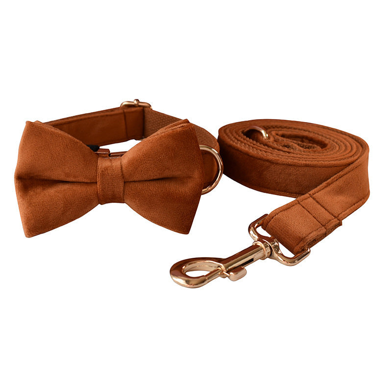 Velvet Dog Leash Customizable