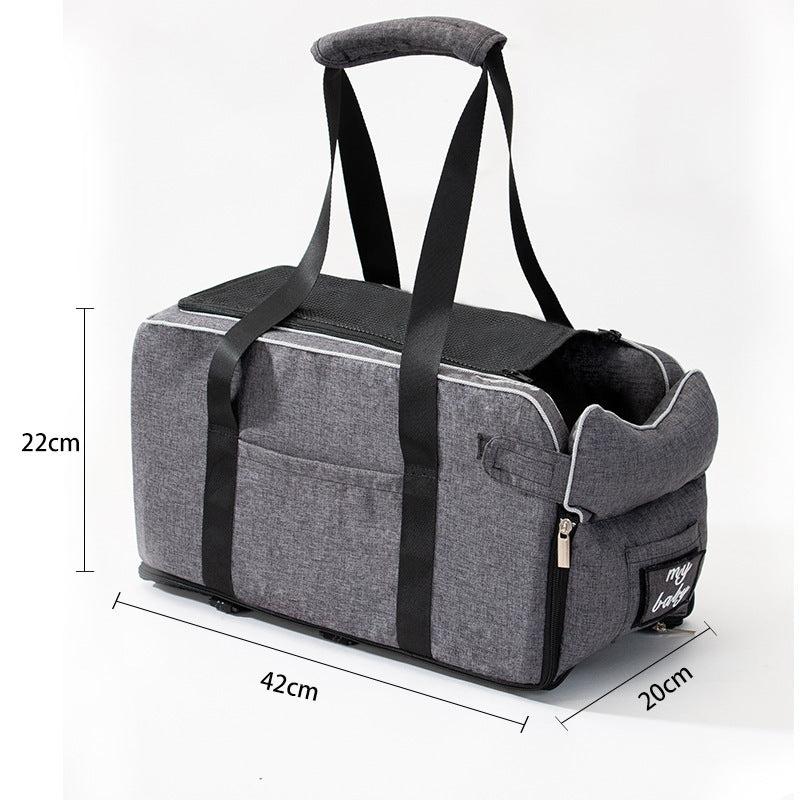 Car Seat Carrier – Nonslip Quilted Travel Bag