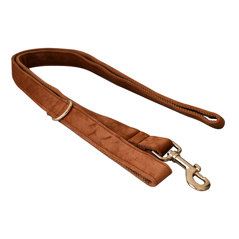Velvet Dog Leash Customizable