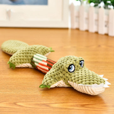 Long-Tailed Squeaky Dog Toy